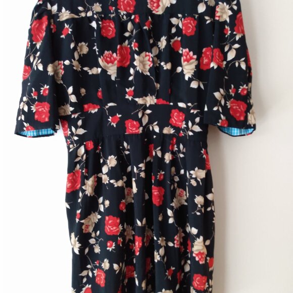 Handmade Mennonite Cape Dress Child? 36" Bust 31" Waist Modest Old Colony - Picture 7 of 13